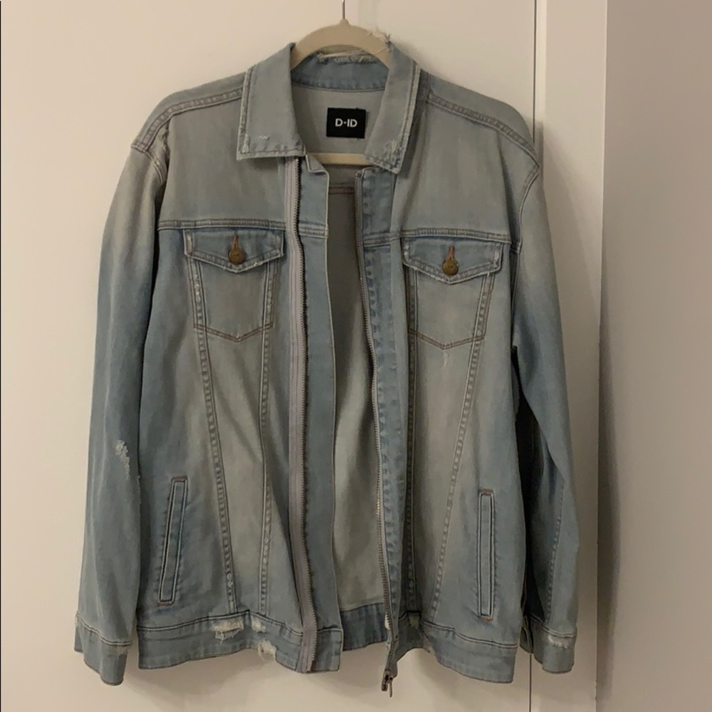 boyfriend oversized jean jacket